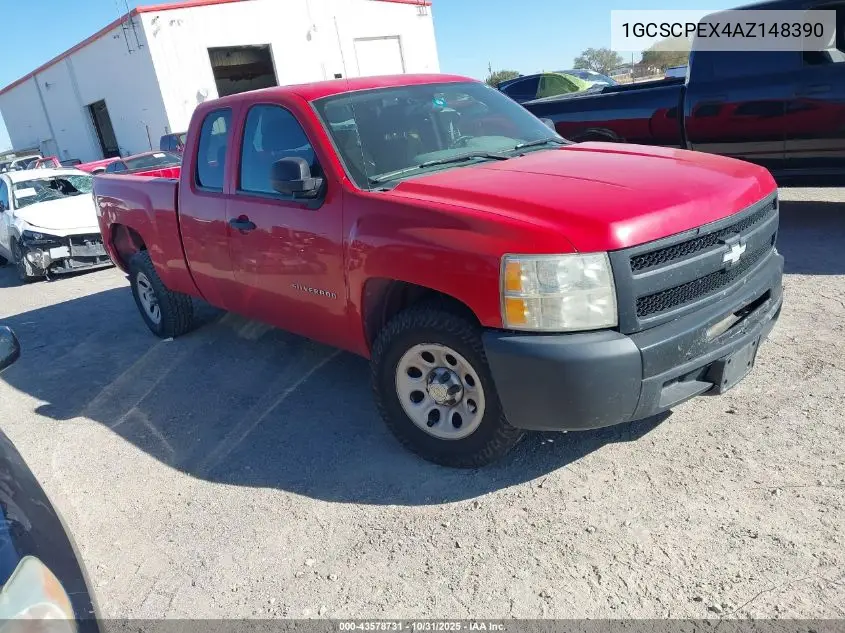 1GCSCPEX4AZ148390 2010 Chevrolet Silverado 1500 Work Truck