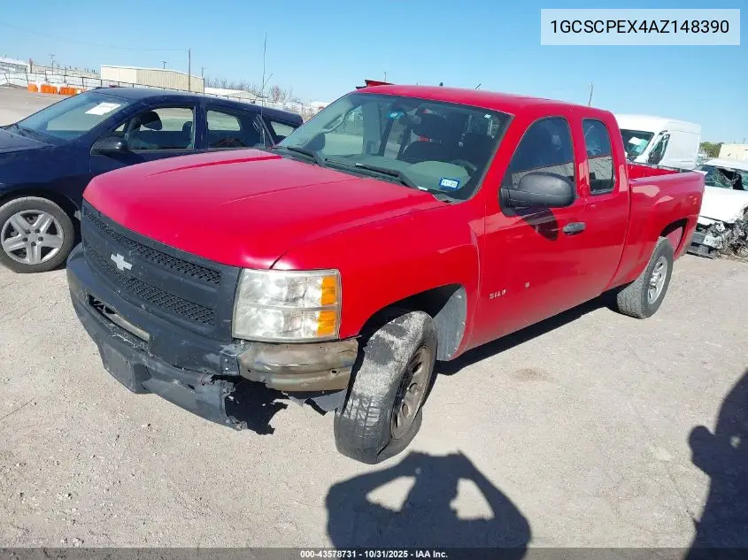 1GCSCPEX4AZ148390 2010 Chevrolet Silverado 1500 Work Truck