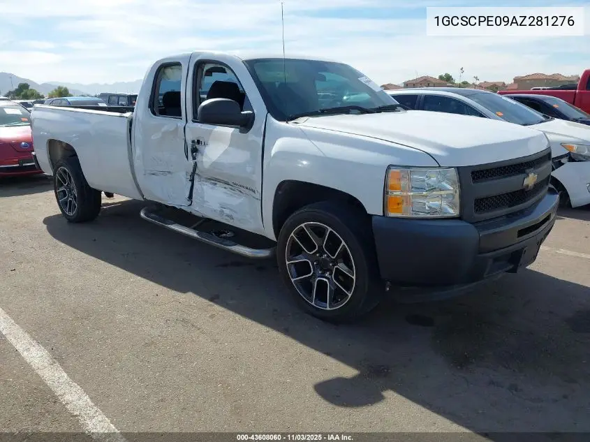1GCSCPE09AZ281276 2010 Chevrolet Silverado 1500 Work Truck