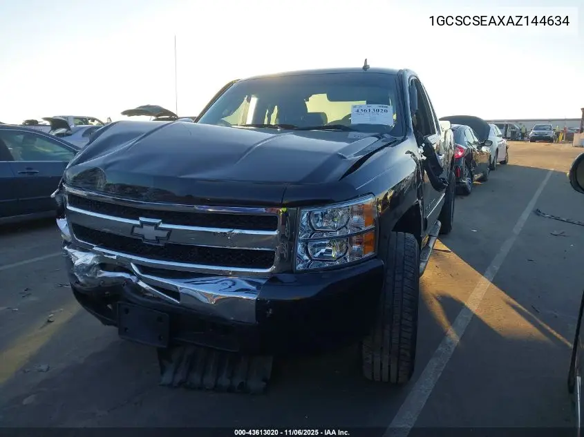 1GCSCSEAXAZ144634 2010 Chevrolet Silverado 1500 Lt