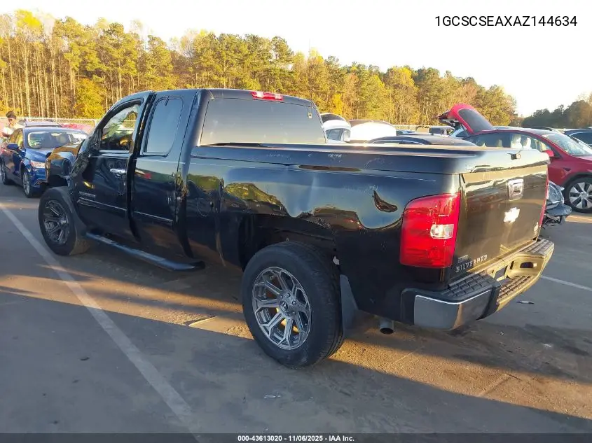 1GCSCSEAXAZ144634 2010 Chevrolet Silverado 1500 Lt