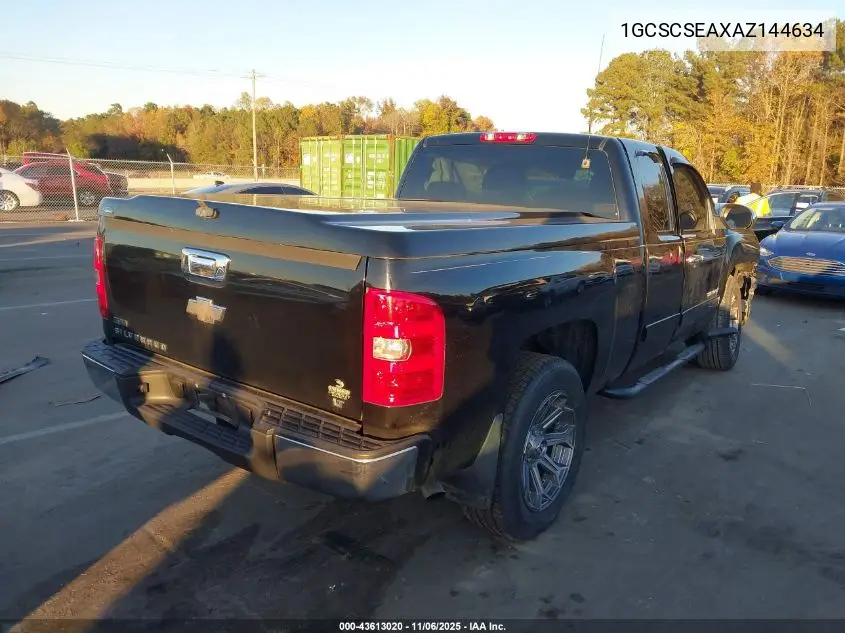 1GCSCSEAXAZ144634 2010 Chevrolet Silverado 1500 Lt