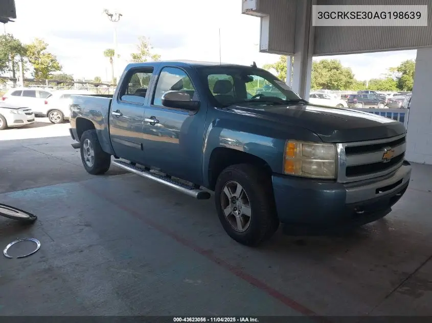 3GCRKSE30AG198639 2010 Chevrolet Silverado 1500 Lt