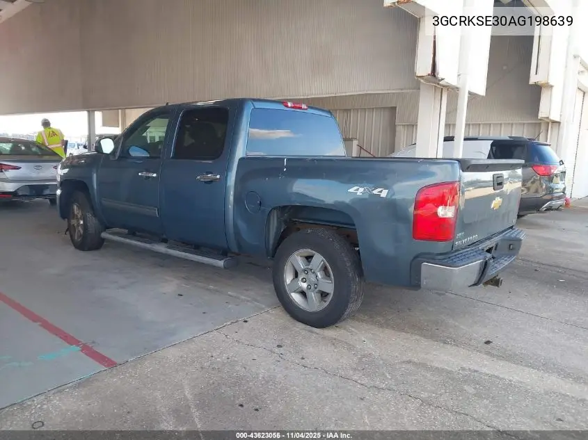 3GCRKSE30AG198639 2010 Chevrolet Silverado 1500 Lt