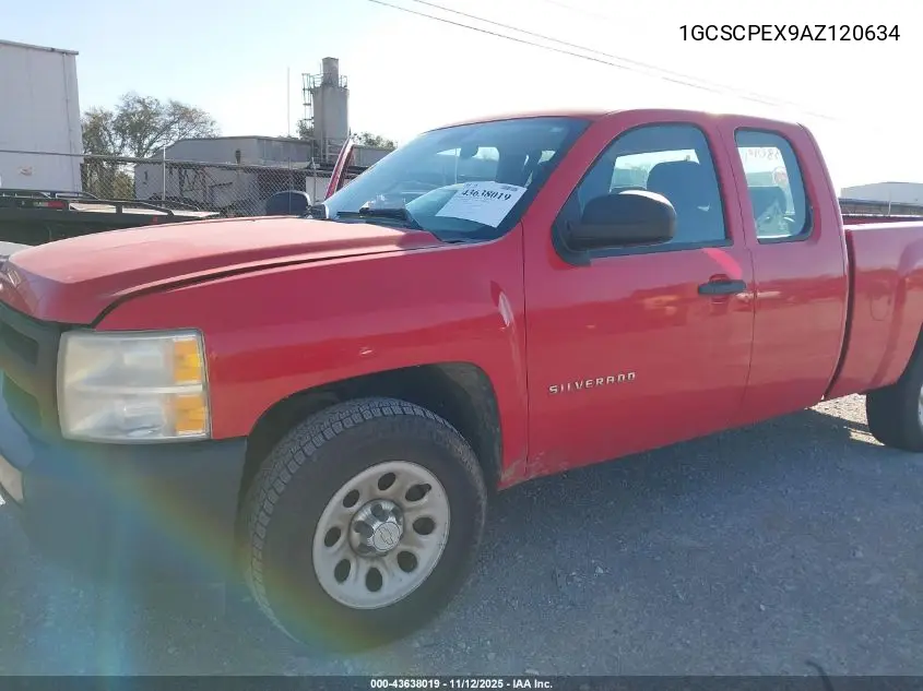 1GCSCPEX9AZ120634 2010 Chevrolet Silverado 1500 Work Truck