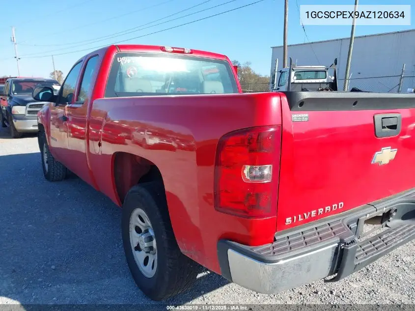 1GCSCPEX9AZ120634 2010 Chevrolet Silverado 1500 Work Truck
