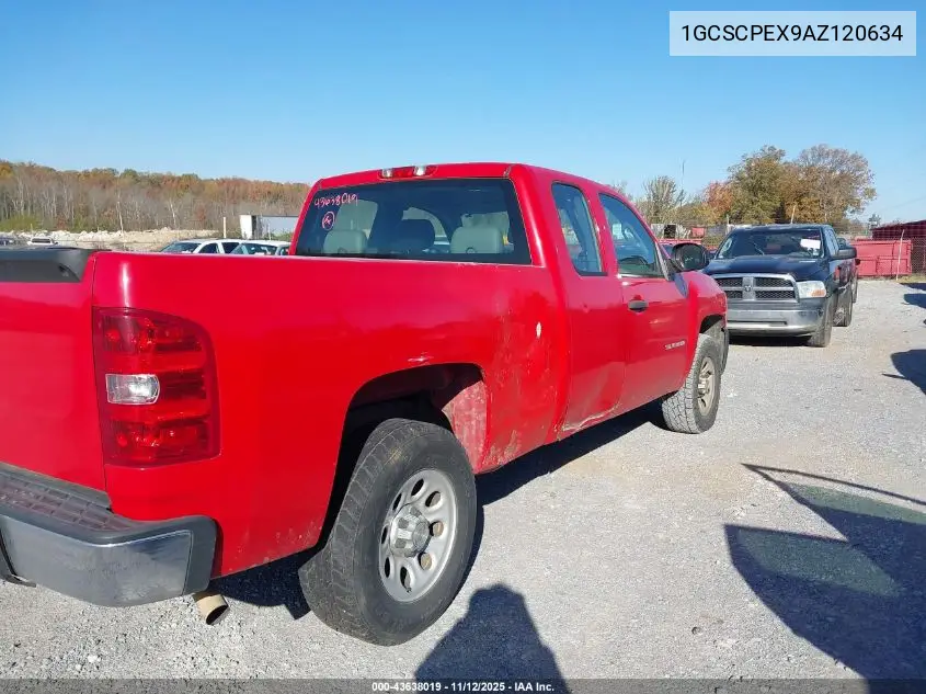 1GCSCPEX9AZ120634 2010 Chevrolet Silverado 1500 Work Truck