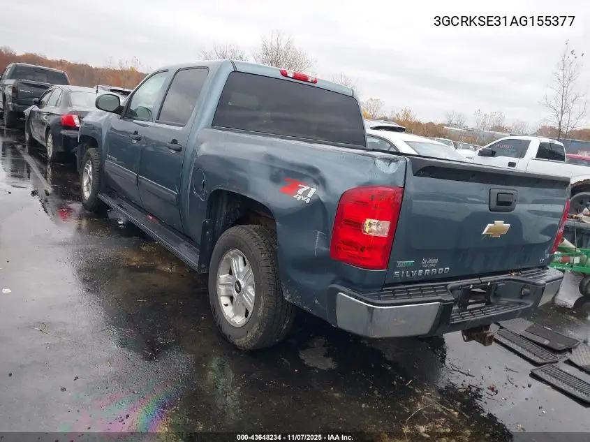 3GCRKSE31AG155377 2010 Chevrolet Silverado 1500 Lt