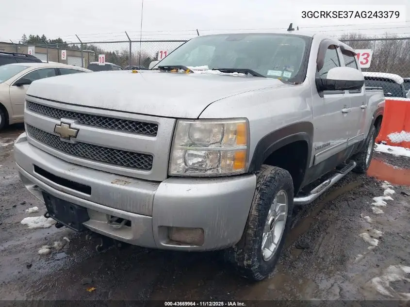 3GCRKSE37AG243379 2010 Chevrolet Silverado 1500 Lt