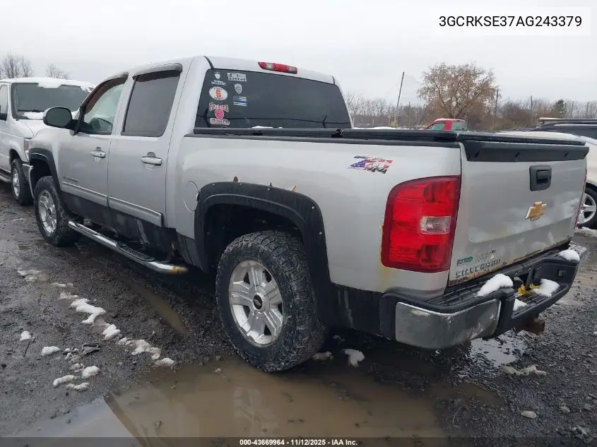 3GCRKSE37AG243379 2010 Chevrolet Silverado 1500 Lt