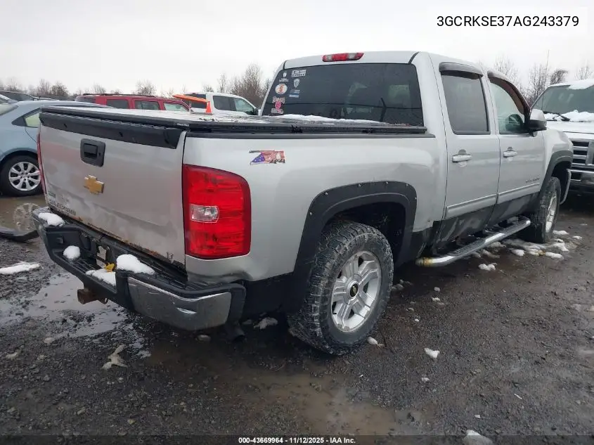 3GCRKSE37AG243379 2010 Chevrolet Silverado 1500 Lt