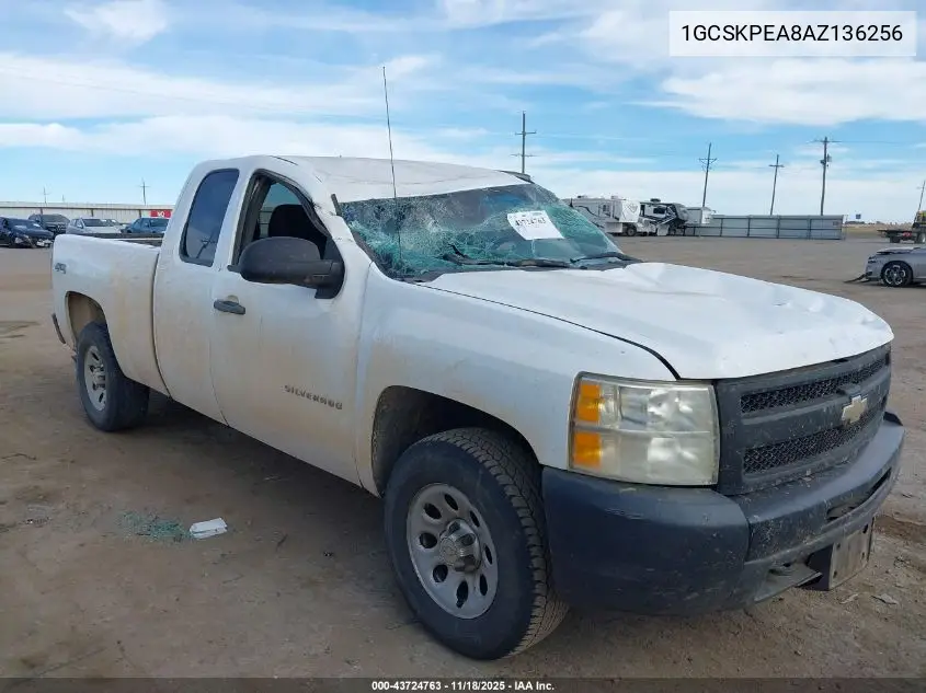 1GCSKPEA8AZ136256 2010 Chevrolet Silverado 1500 Work Truck