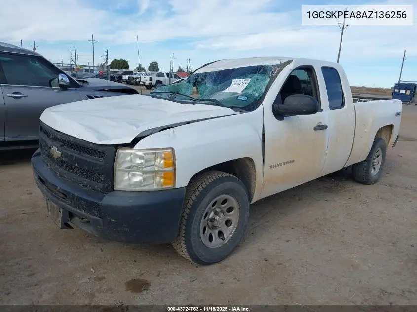 1GCSKPEA8AZ136256 2010 Chevrolet Silverado 1500 Work Truck