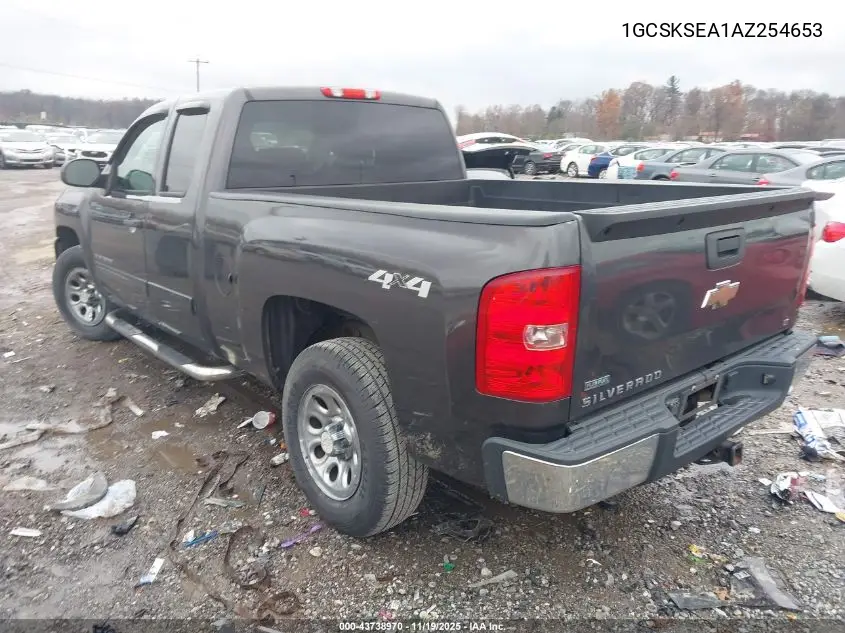 1GCSKSEA1AZ254653 2010 Chevrolet Silverado 1500 Lt