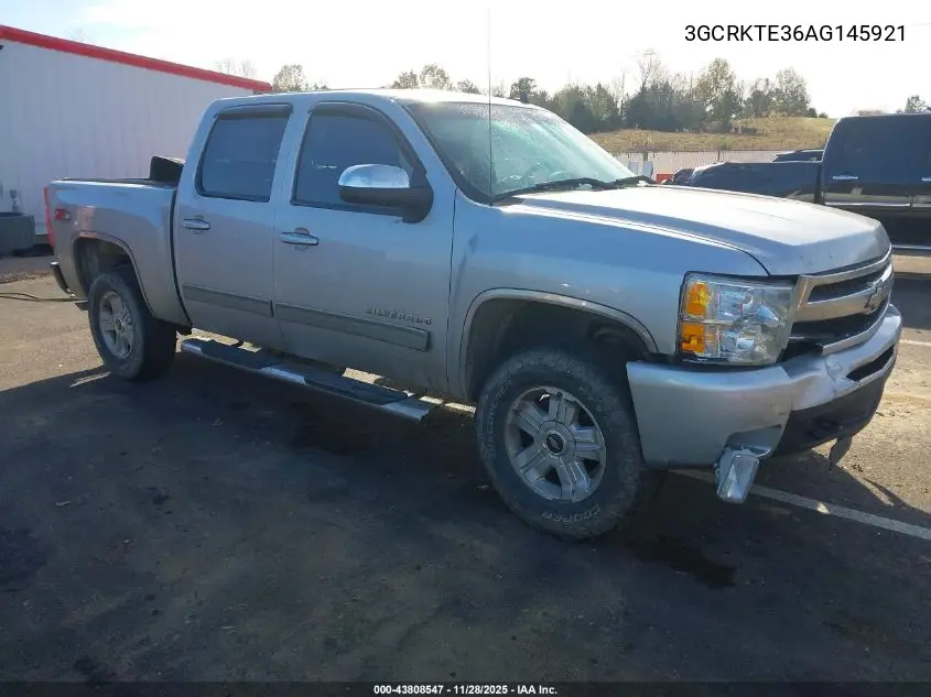 3GCRKTE36AG145921 2010 Chevrolet Silverado 1500 Ltz