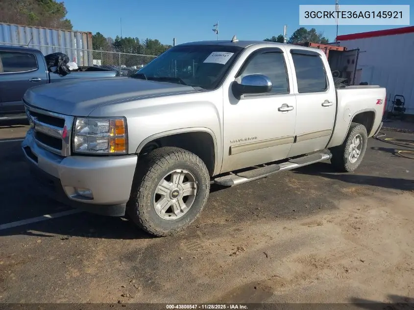 3GCRKTE36AG145921 2010 Chevrolet Silverado 1500 Ltz