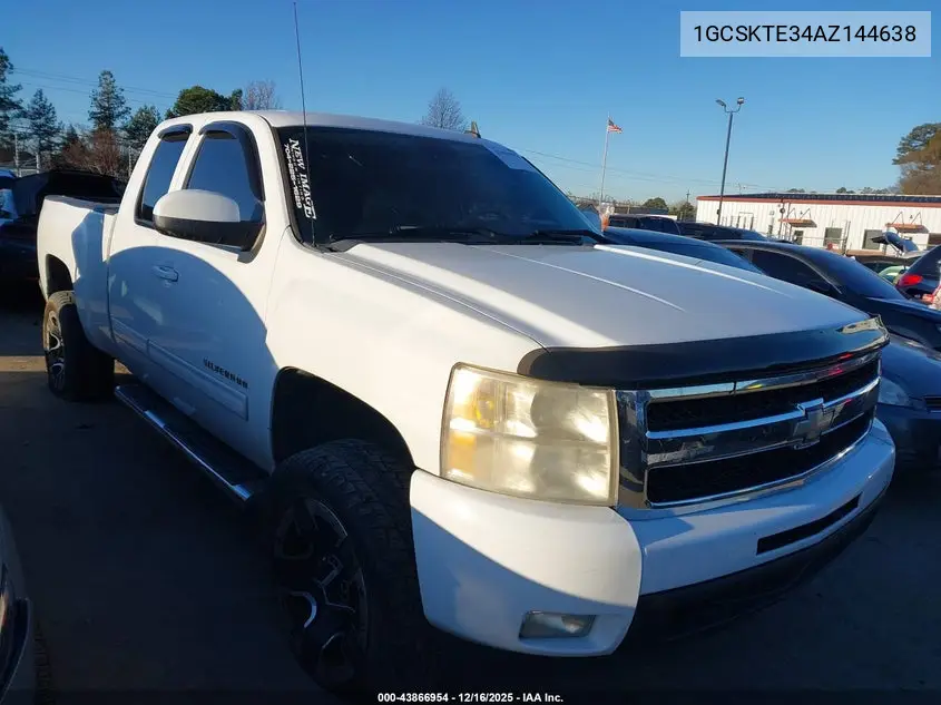 1GCSKTE34AZ144638 2010 Chevrolet Silverado 1500 Ltz