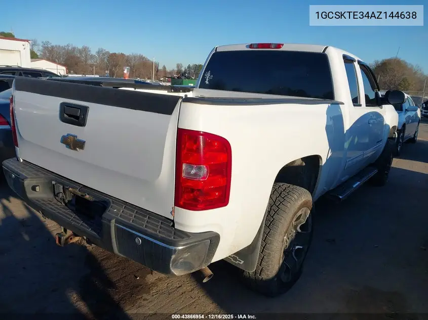 1GCSKTE34AZ144638 2010 Chevrolet Silverado 1500 Ltz