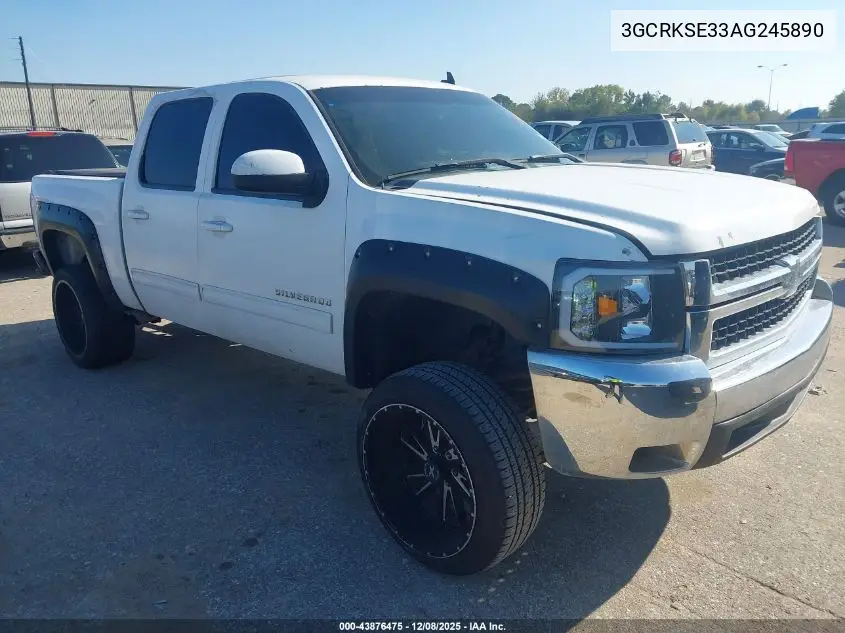 3GCRKSE33AG245890 2010 Chevrolet Silverado 1500 Lt