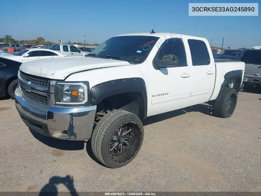 3GCRKSE33AG245890 2010 Chevrolet Silverado 1500 Lt