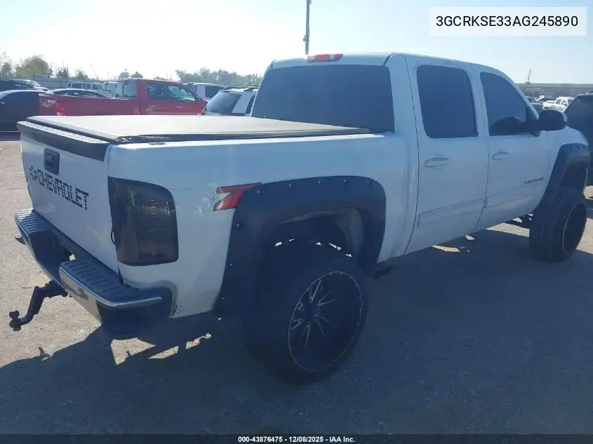 3GCRKSE33AG245890 2010 Chevrolet Silverado 1500 Lt