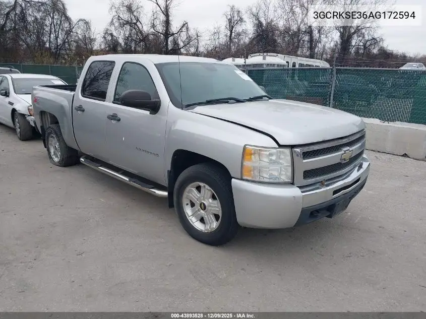 3GCRKSE36AG172594 2010 Chevrolet Silverado 1500 Lt