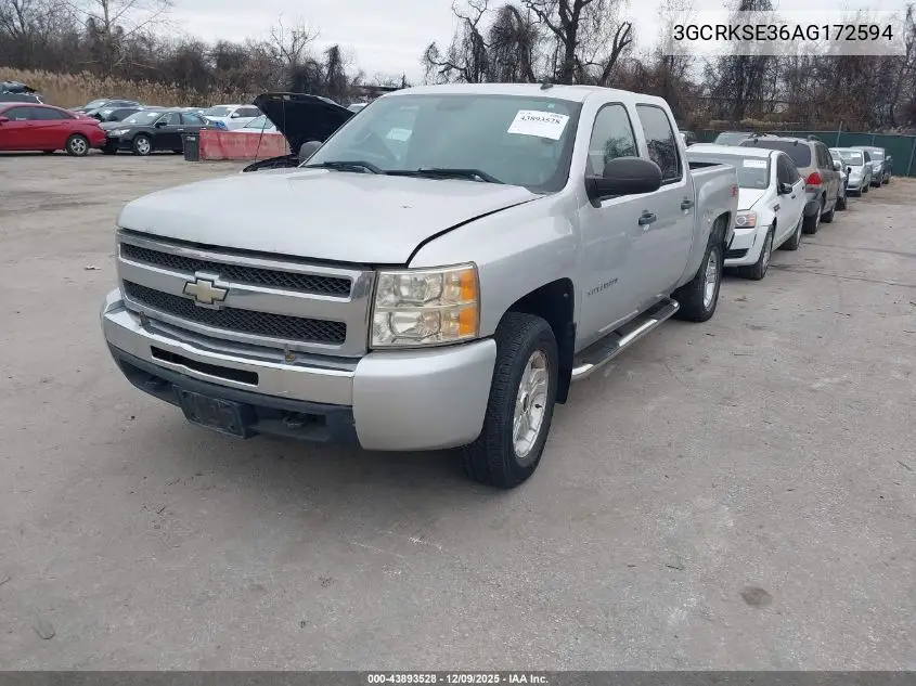 3GCRKSE36AG172594 2010 Chevrolet Silverado 1500 Lt