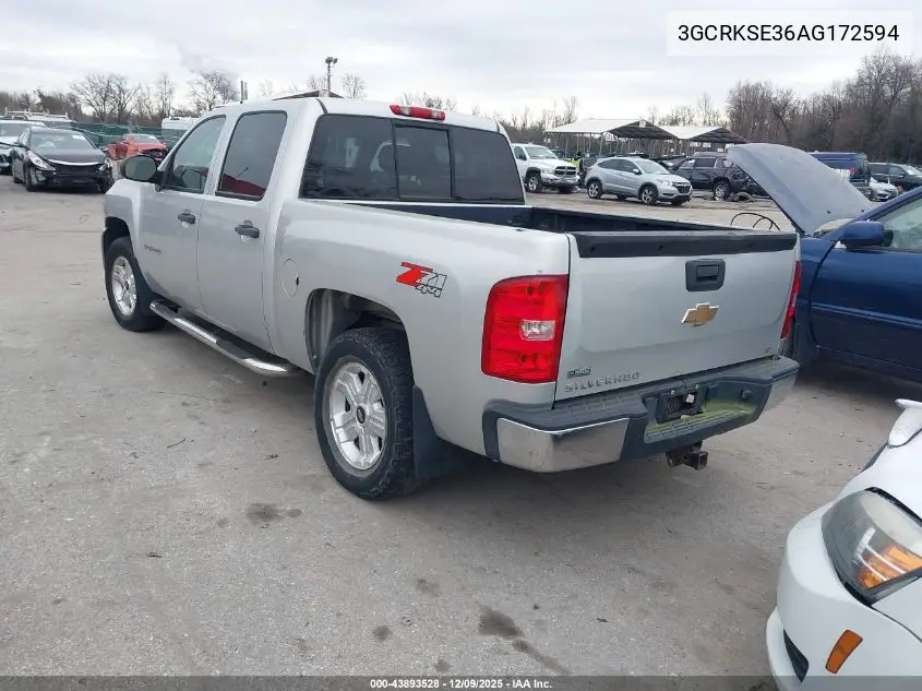 3GCRKSE36AG172594 2010 Chevrolet Silverado 1500 Lt