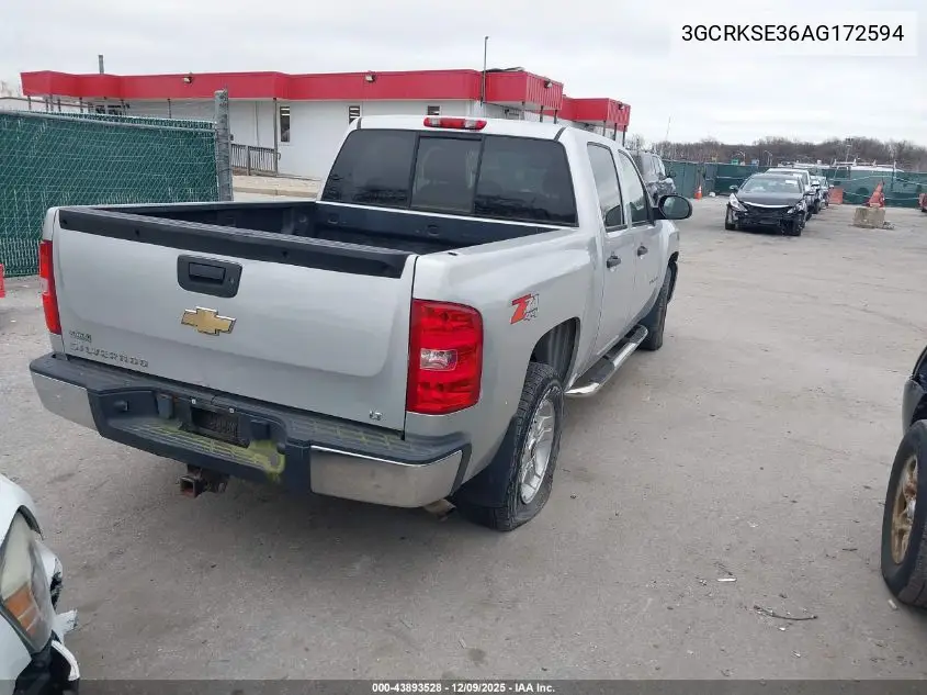 3GCRKSE36AG172594 2010 Chevrolet Silverado 1500 Lt