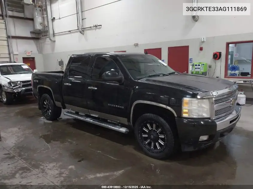 3GCRKTE33AG111869 2010 Chevrolet Silverado 1500 Ltz