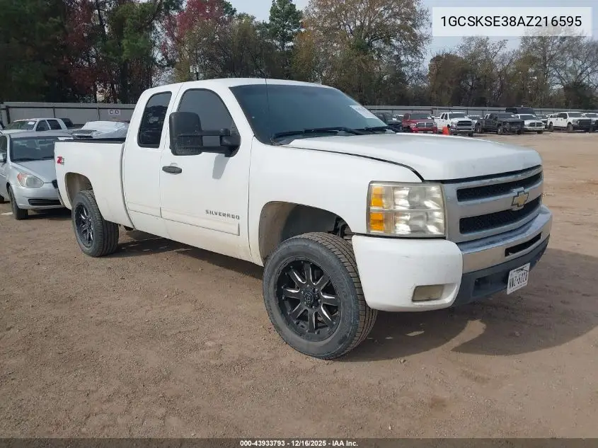 1GCSKSE38AZ216595 2010 Chevrolet Silverado 1500 Lt