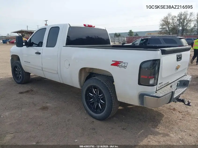 1GCSKSE38AZ216595 2010 Chevrolet Silverado 1500 Lt