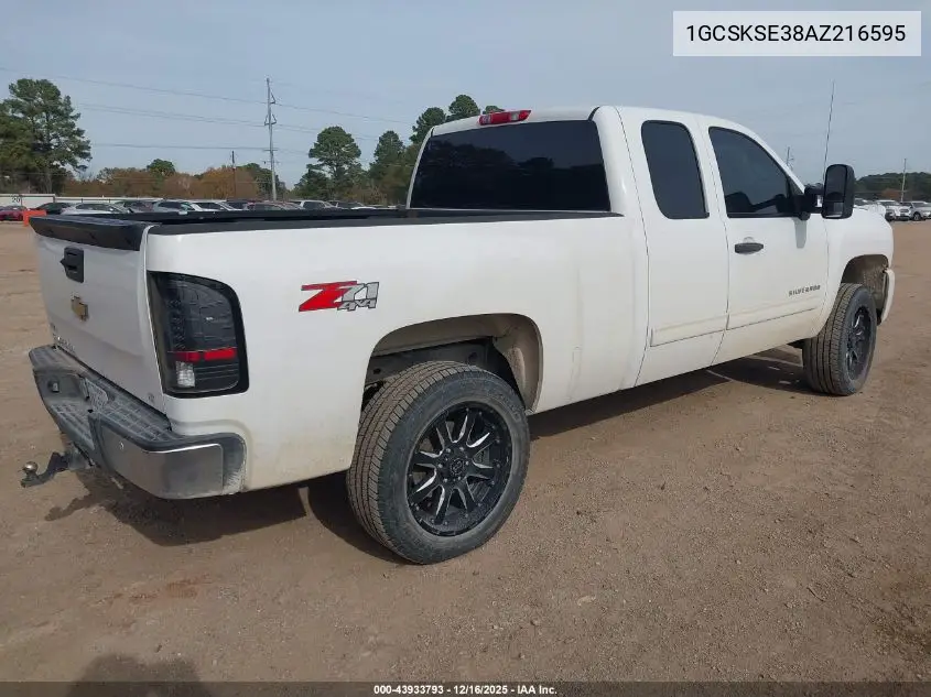 1GCSKSE38AZ216595 2010 Chevrolet Silverado 1500 Lt