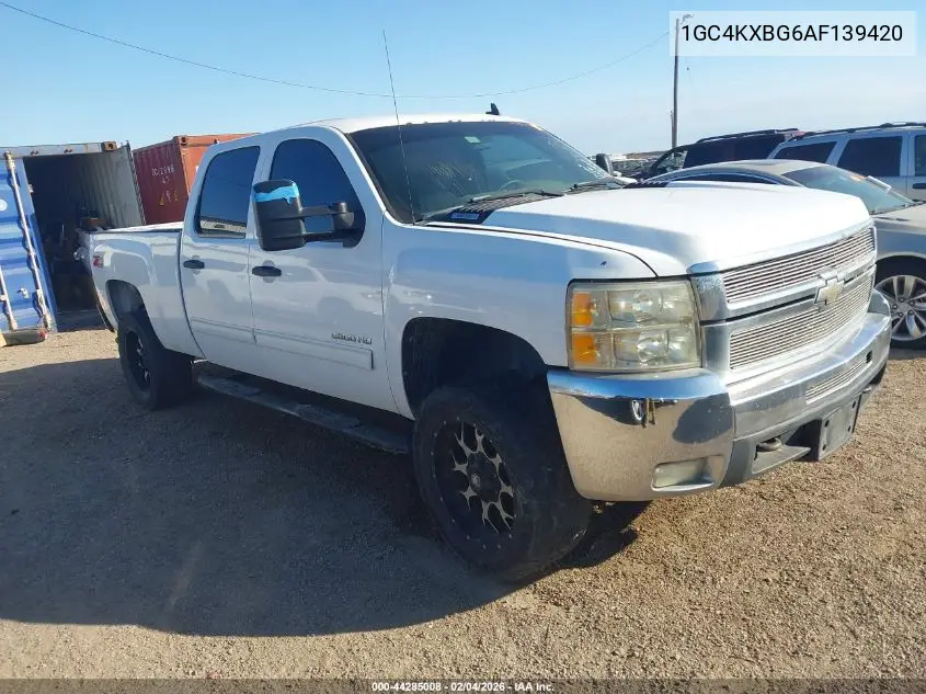 1GC4KXBG6AF139420 2010 Chevrolet Silverado 2500Hd Lt