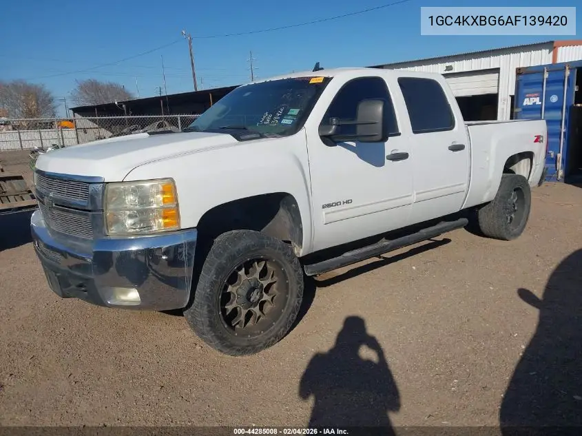 1GC4KXBG6AF139420 2010 Chevrolet Silverado 2500Hd Lt