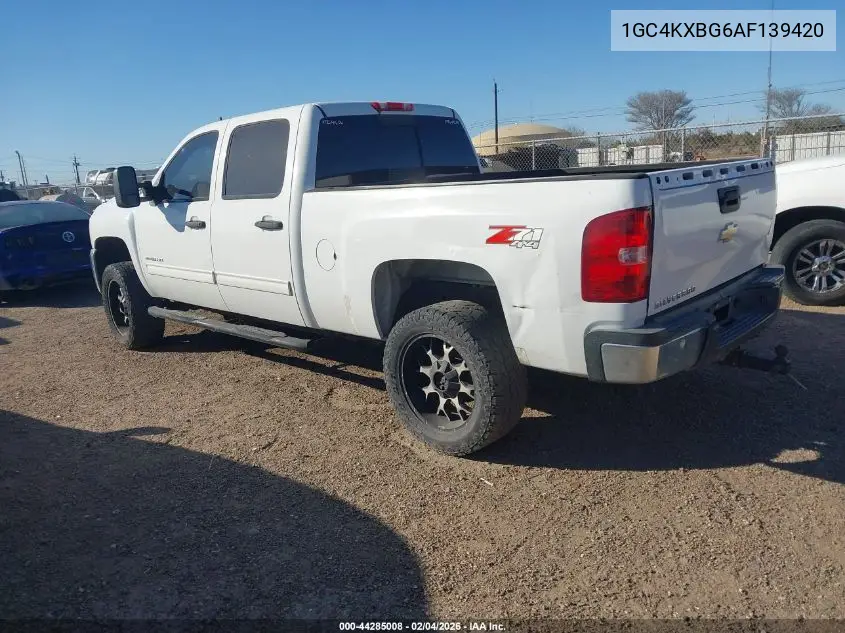 1GC4KXBG6AF139420 2010 Chevrolet Silverado 2500Hd Lt