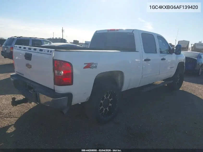 1GC4KXBG6AF139420 2010 Chevrolet Silverado 2500Hd Lt