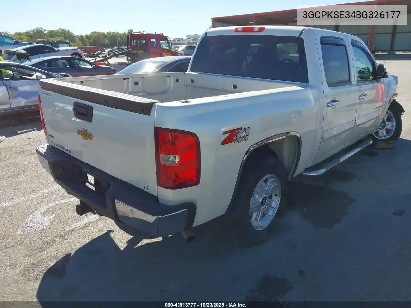 3GCPKSE34BG326177 2011 Chevrolet Silverado 1500 Lt