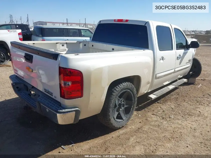 3GCPCSE05BG352483 2011 Chevrolet Silverado 1500 Lt