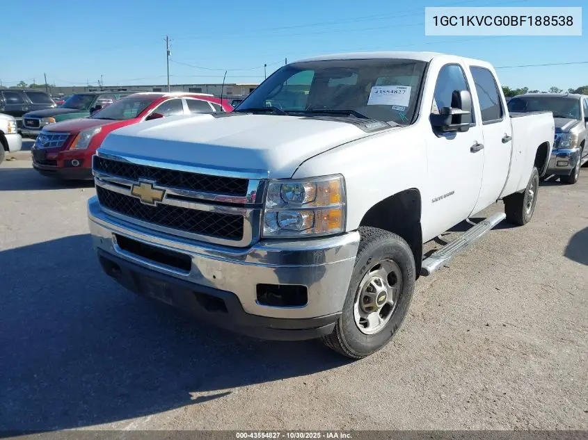 1GC1KVCG0BF188538 2011 Chevrolet Silverado 2500Hd Work Truck