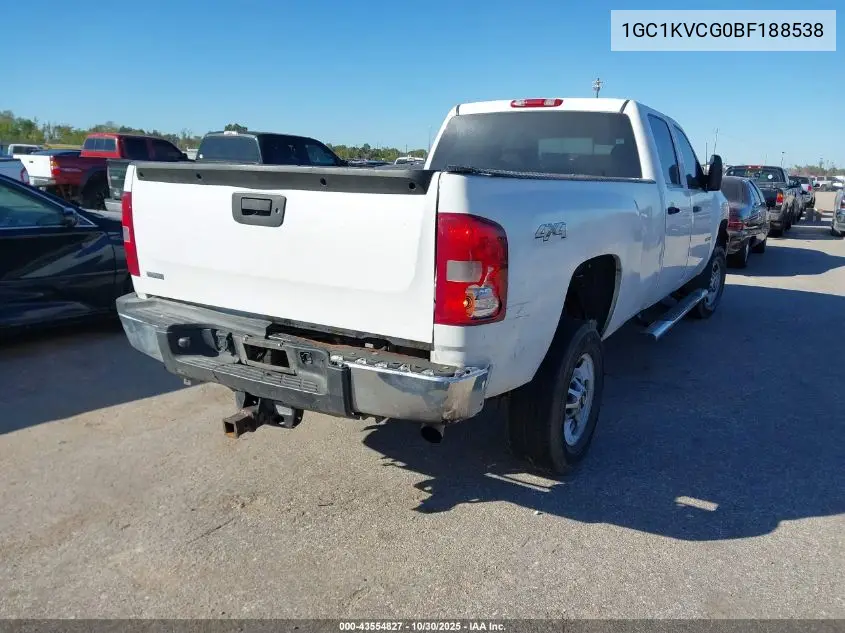 1GC1KVCG0BF188538 2011 Chevrolet Silverado 2500Hd Work Truck