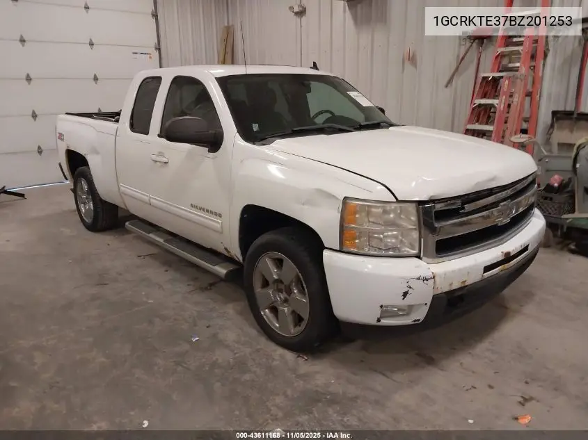 1GCRKTE37BZ201253 2011 Chevrolet Silverado 1500 Ltz