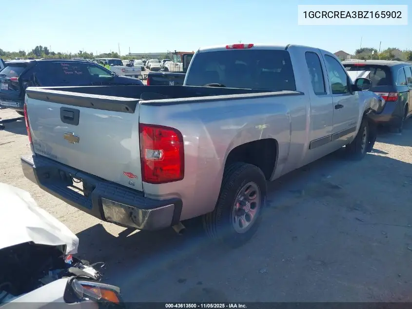 1GCRCREA3BZ165902 2011 Chevrolet Silverado 1500 Ls