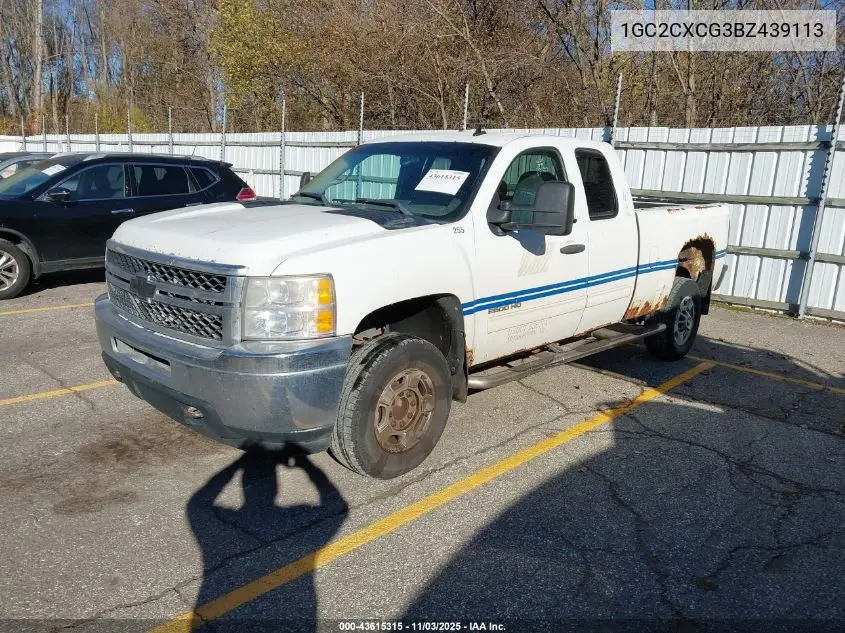 1GC2CXCG3BZ439113 2011 Chevrolet Silverado 2500Hd Lt