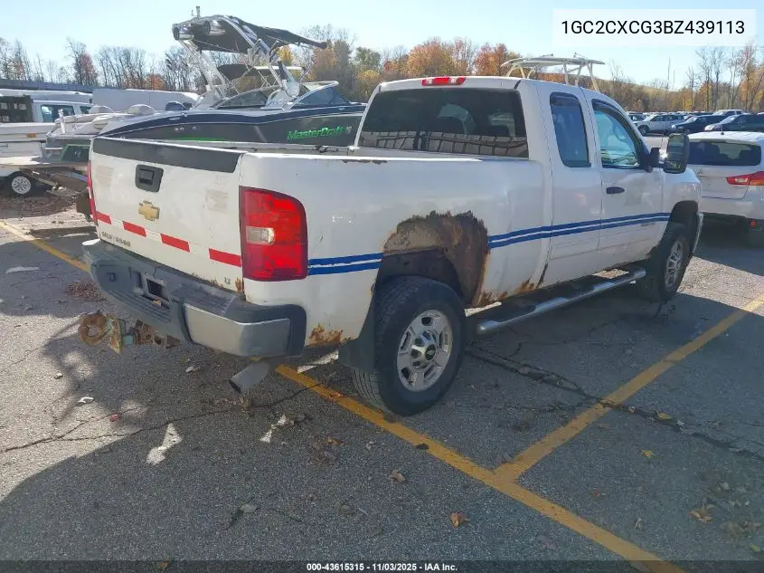 1GC2CXCG3BZ439113 2011 Chevrolet Silverado 2500Hd Lt