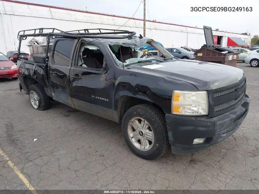 3GCPCSE09BG249163 2011 Chevrolet Silverado 1500 Lt