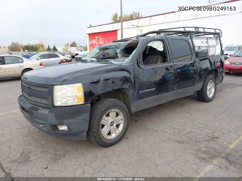 3GCPCSE09BG249163 2011 Chevrolet Silverado 1500 Lt