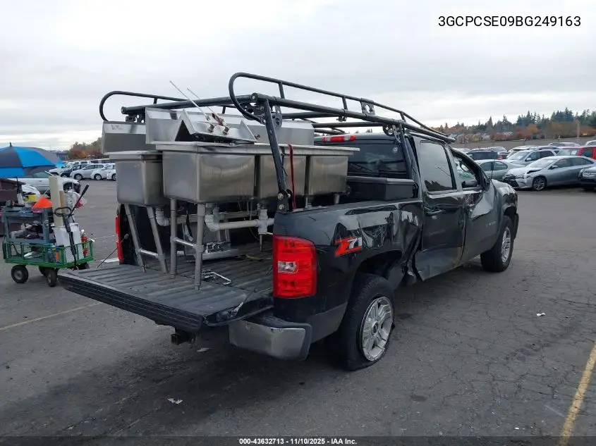 3GCPCSE09BG249163 2011 Chevrolet Silverado 1500 Lt