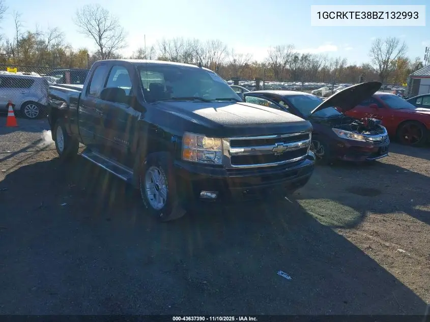 1GCRKTE38BZ132993 2011 Chevrolet Silverado 1500 Ltz
