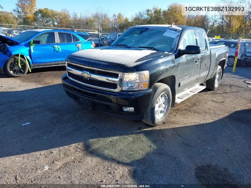 1GCRKTE38BZ132993 2011 Chevrolet Silverado 1500 Ltz